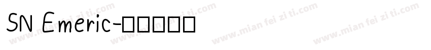 SN Emeric字体转换